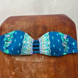 Lilly Pulitzer bandeau bikini top